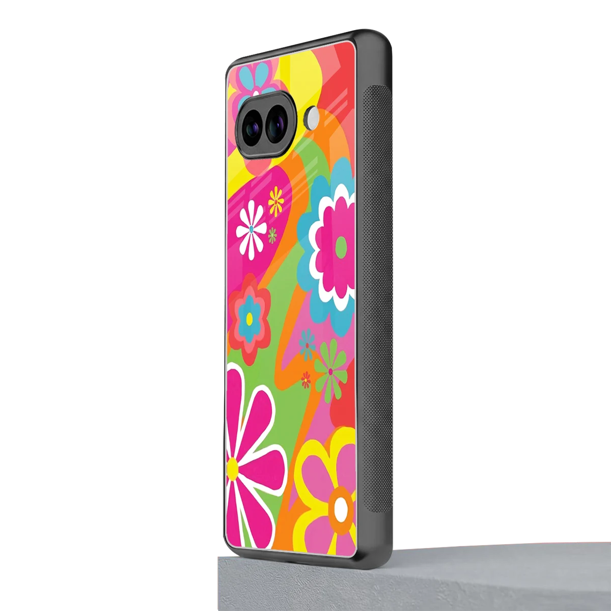 Floral Fusion google pixel 10a mobile cover | shockproof glass phone case