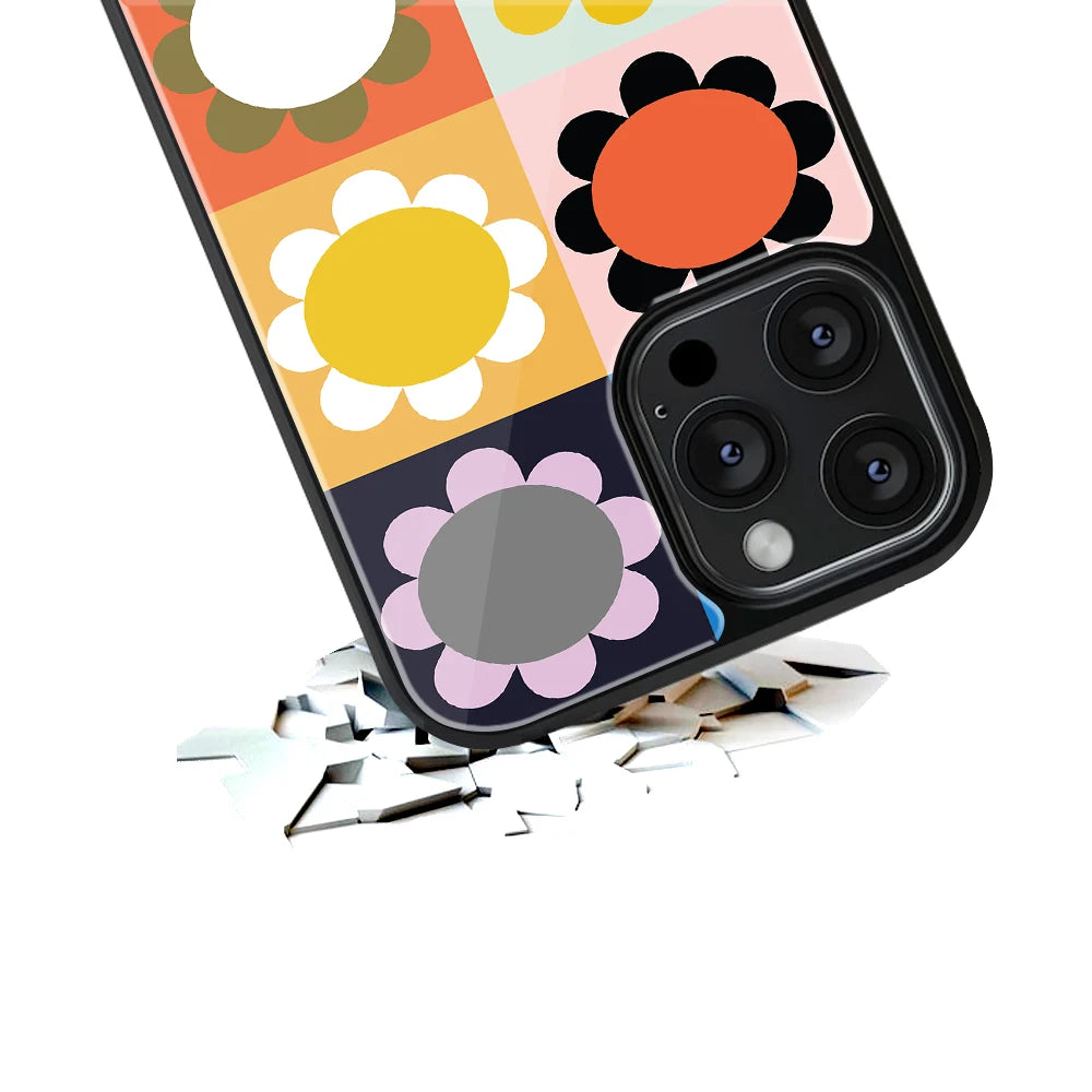 Durable Glass Back Mobile Case for iPhone, Samsung, OnePlus, Google Pixel, Redmi, Vivo, Oppo