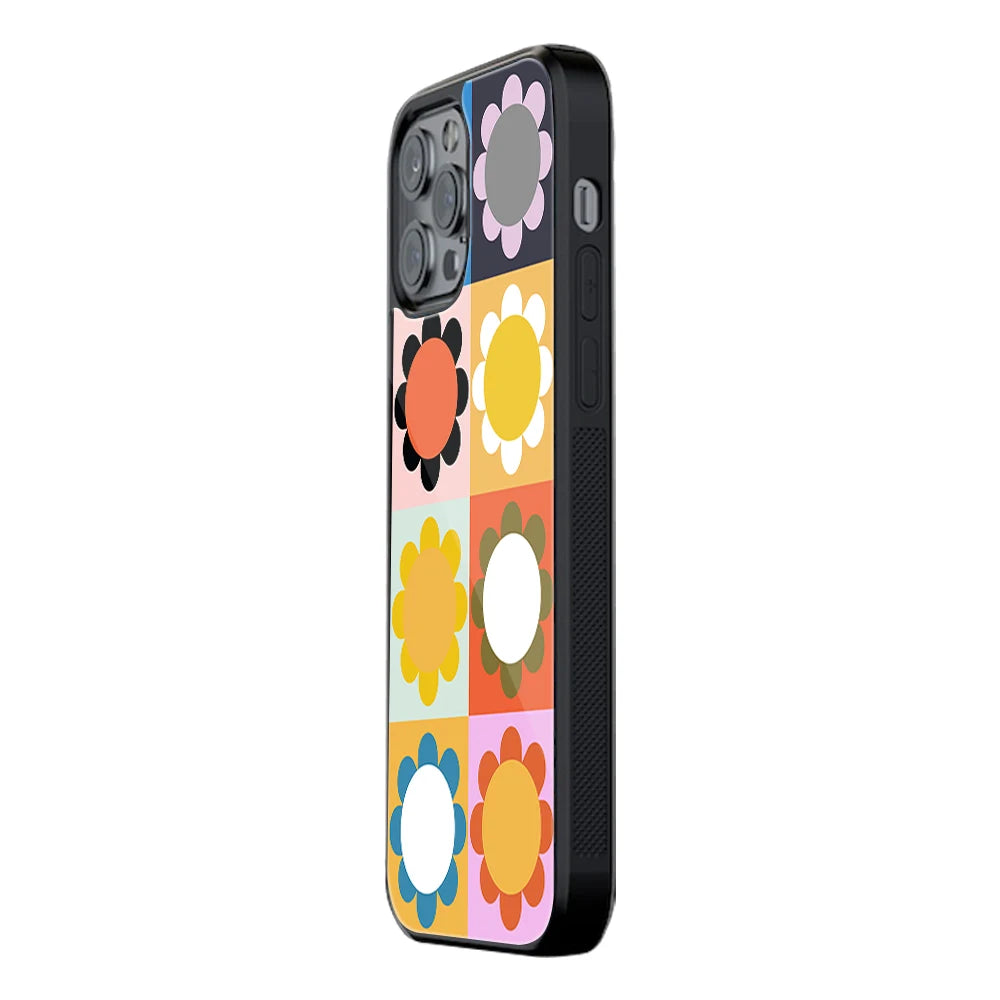 Trendy Glass Back Mobile Case for iPhone, Samsung, Redmi, OnePlus, Google Pixel, Motorola
