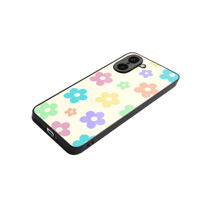 Floral Mosaic stylish phone case for oneplus nord ce5 5g | glossy glass and slim fit