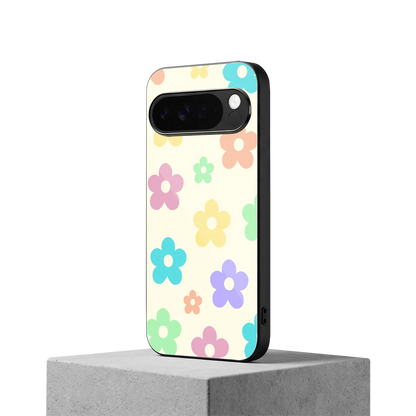 Floral Mosaic google pixel 10 pro xl mobile cover | shockproof glass phone case