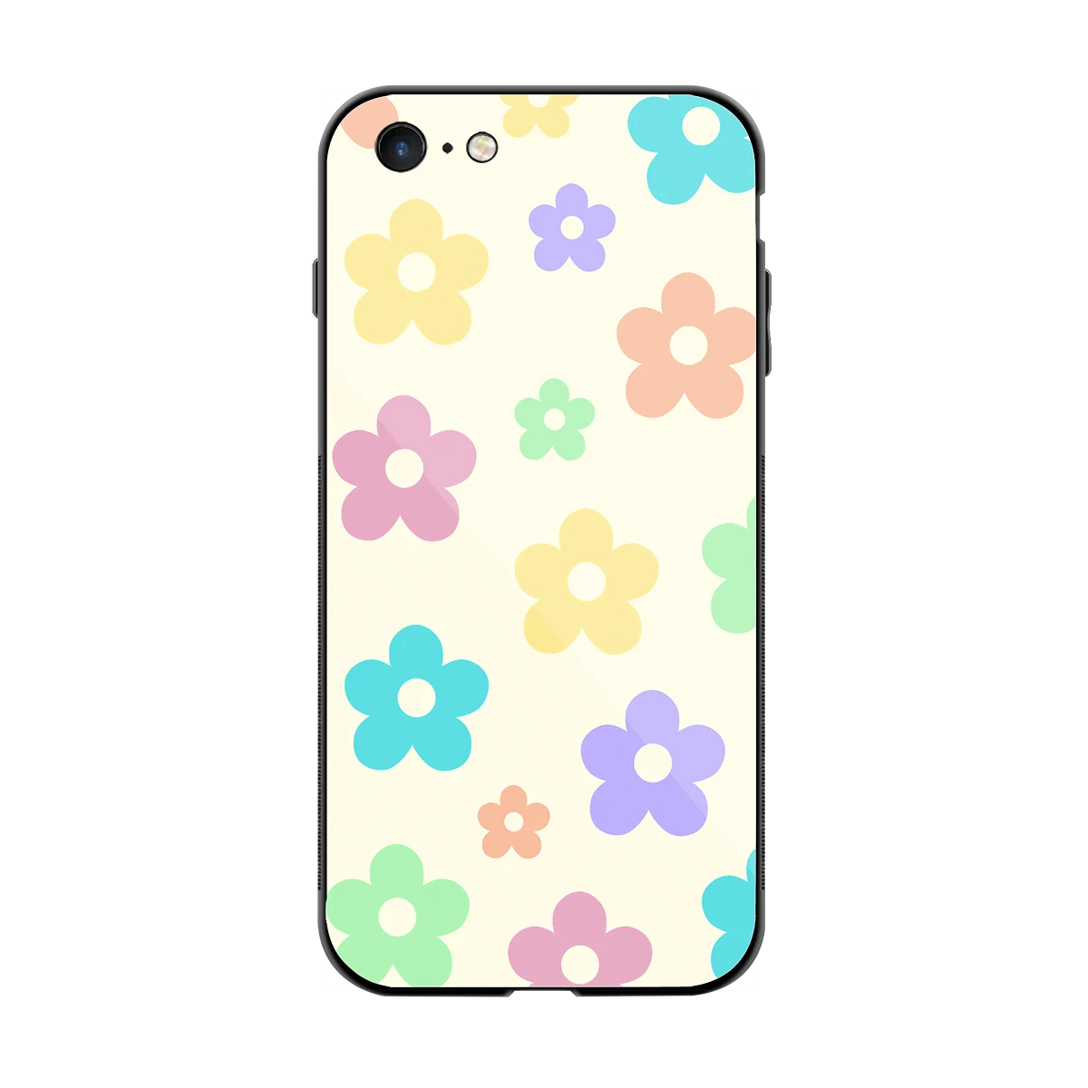 Floral Mosaic back phone cover | glass case for iphone 6s plus