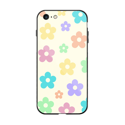 Floral Mosaic back phone cover | glass case for iphone 6s