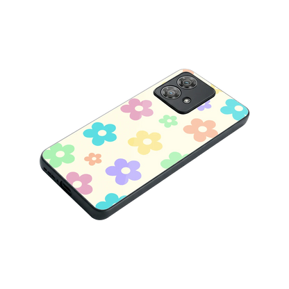 Floral Mosaic stylish phone case for motorola edge 40 neo 5g | glossy glass and slim fit