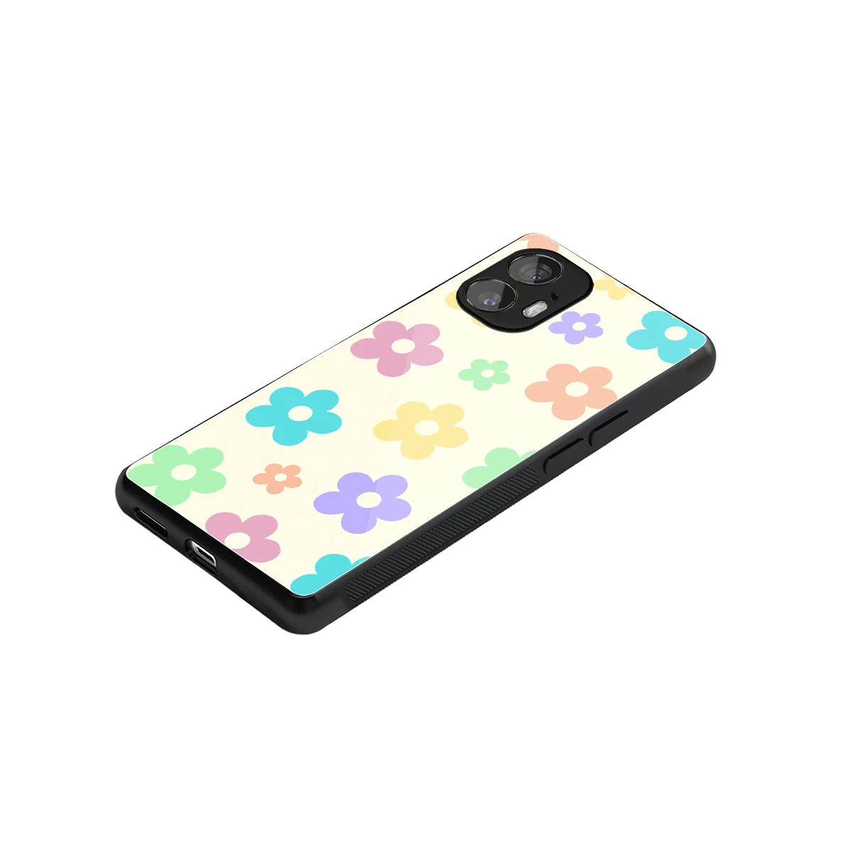 Floral Mosaic stylish phone case for nothing phone 2 | glossy glass and slim fit