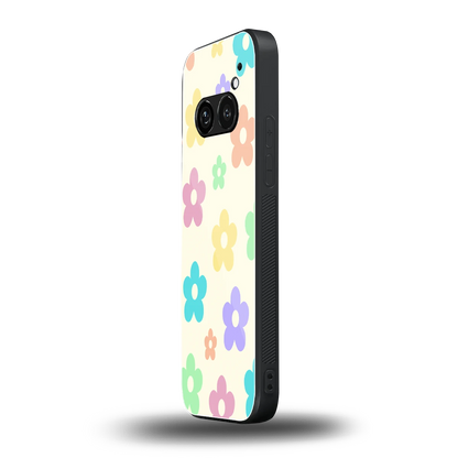Floral Mosaic nothing phone 2a plus mobile cover | shockproof glass phone case