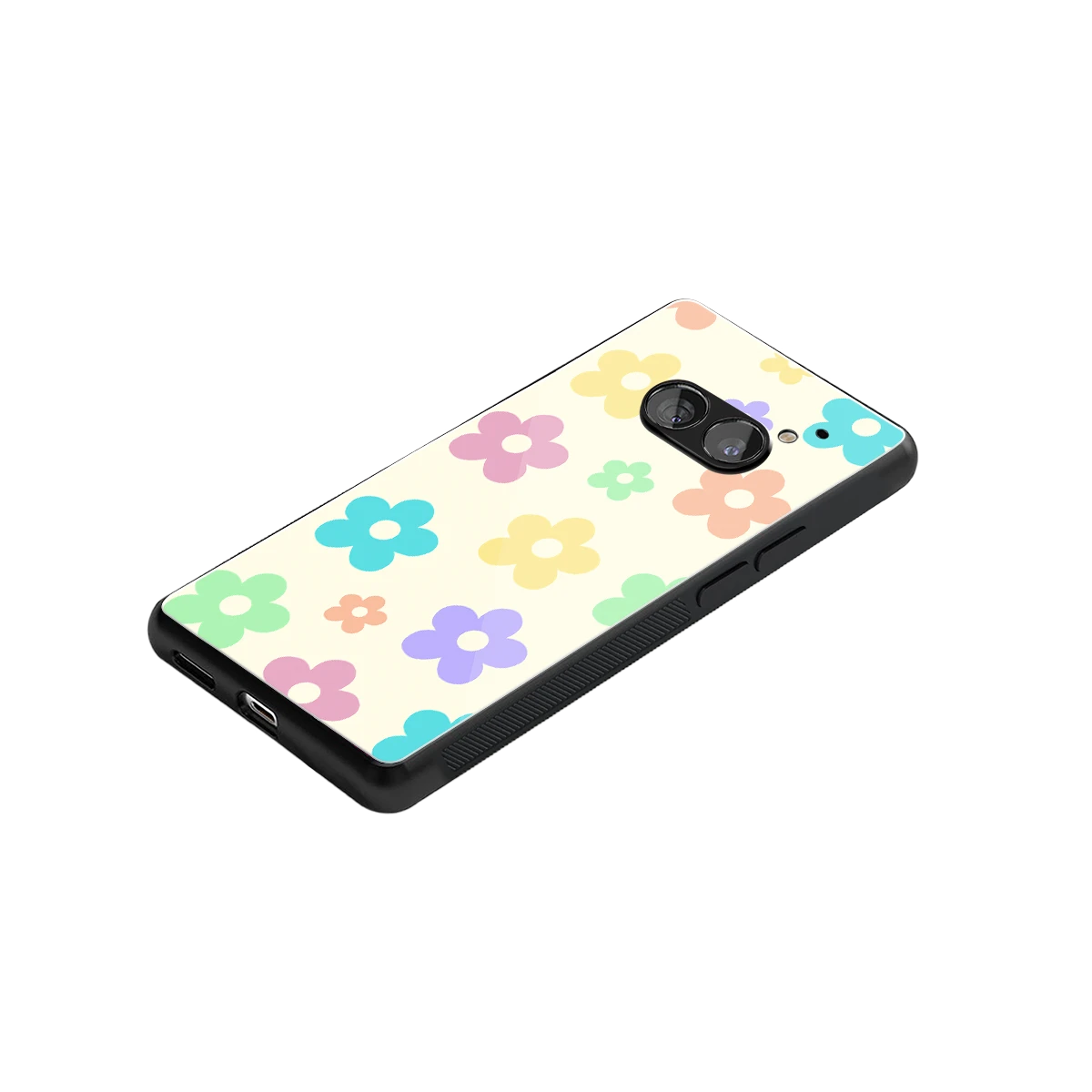 Floral Mosaic stylish phone case for nothing phone 2a | glossy glass and slim fit