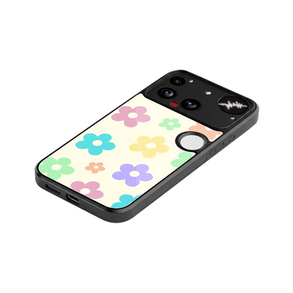 Floral Mosaic stylish phone case for nothing phone 3 | glossy glass and slim fit