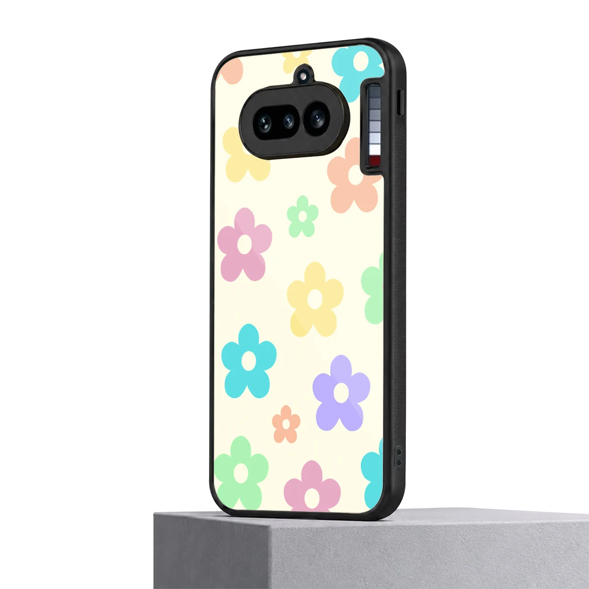 Floral Mosaic nothing phone 4a mobile cover | shockproof glass phone case