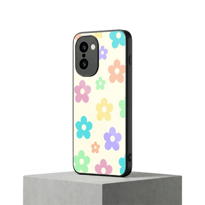 Floral Mosaic oneplus 15r mobile cover | shockproof glass phone case