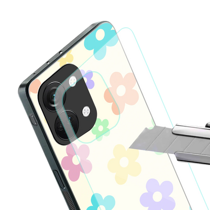 Floral Mosaic stylish phone case for oneplus nord 3 | glossy glass and slim fit