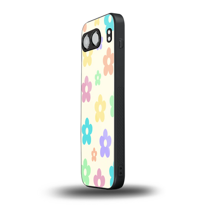 Floral Mosaic oneplus nord 4 mobile cover | shockproof glass phone case