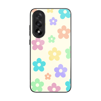 Floral Mosaic back phone cover | glass case for oneplus nord 5