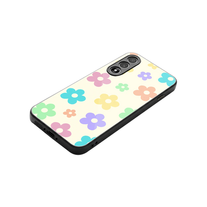 Floral Mosaic stylish phone case for oneplus nord 5 | glossy glass and slim fit