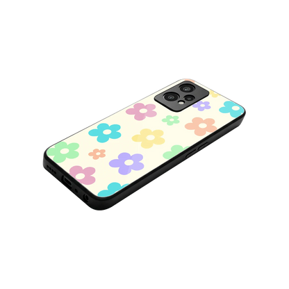 Floral Mosaic stylish phone case for oneplus nord ce 2 lite | glossy glass and slim fit