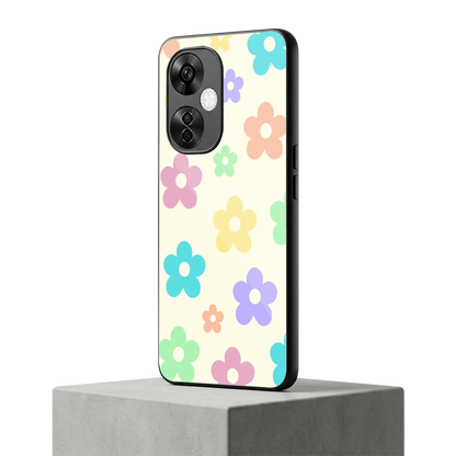 Floral Mosaic oneplus nord ce 3 lite mobile cover | shockproof glass phone case