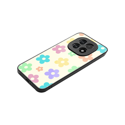 Floral Mosaic stylish phone case for oppo f29 5g | glossy glass and slim fit