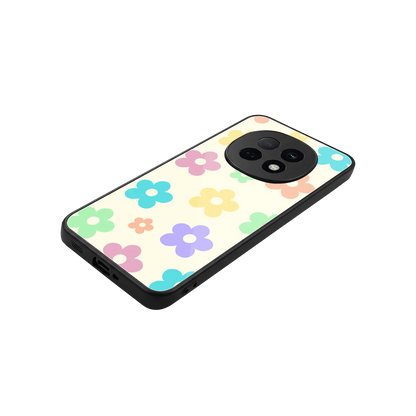 Floral Mosaic stylish phone case for oppo f29 pro 5g | glossy glass and slim fit