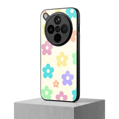 Floral Mosaic oppo find x8 mobile cover | shockproof glass phone case