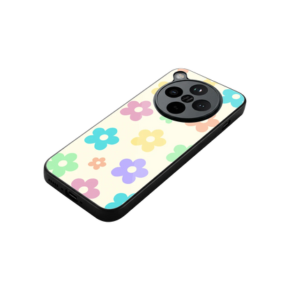 Floral Mosaic stylish phone case for oppo find x8 | glossy glass and slim fit