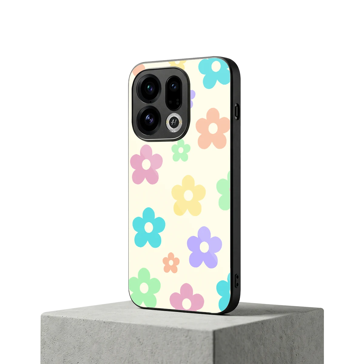 Floral Mosaic oppo find x9 mobile cover | shockproof glass phone case