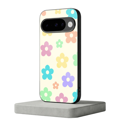 Floral Mosaic google pixel 10 mobile cover | shockproof glass phone case