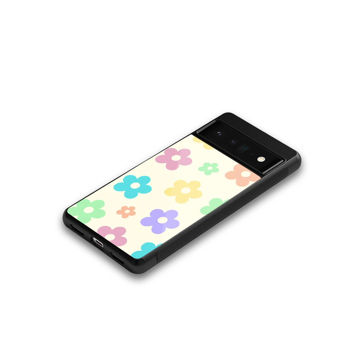 Floral Mosaic google pixel 6 pro mobile cover | shockproof glass phone case