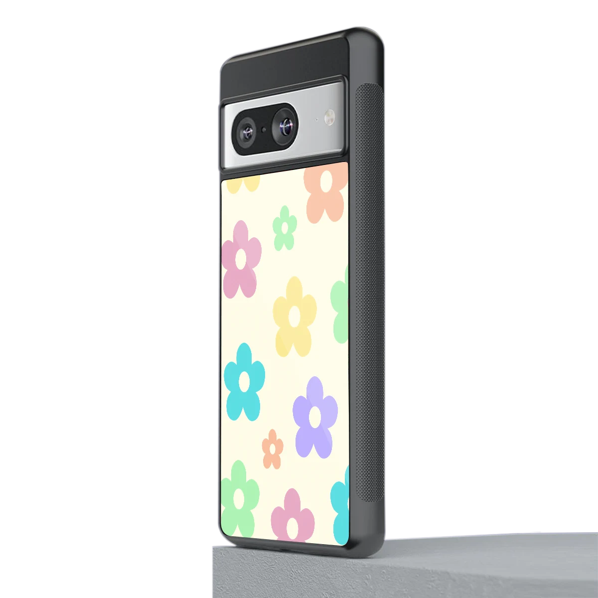 Floral Mosaic stylish phone case for google pixel 8 | glossy glass and slim fit