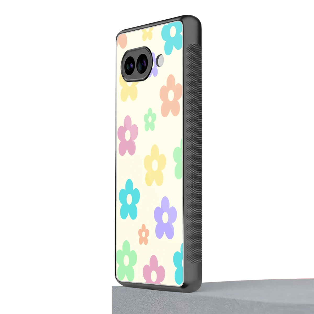 Floral Mosaic google pixel 9a mobile cover | shockproof glass phone case