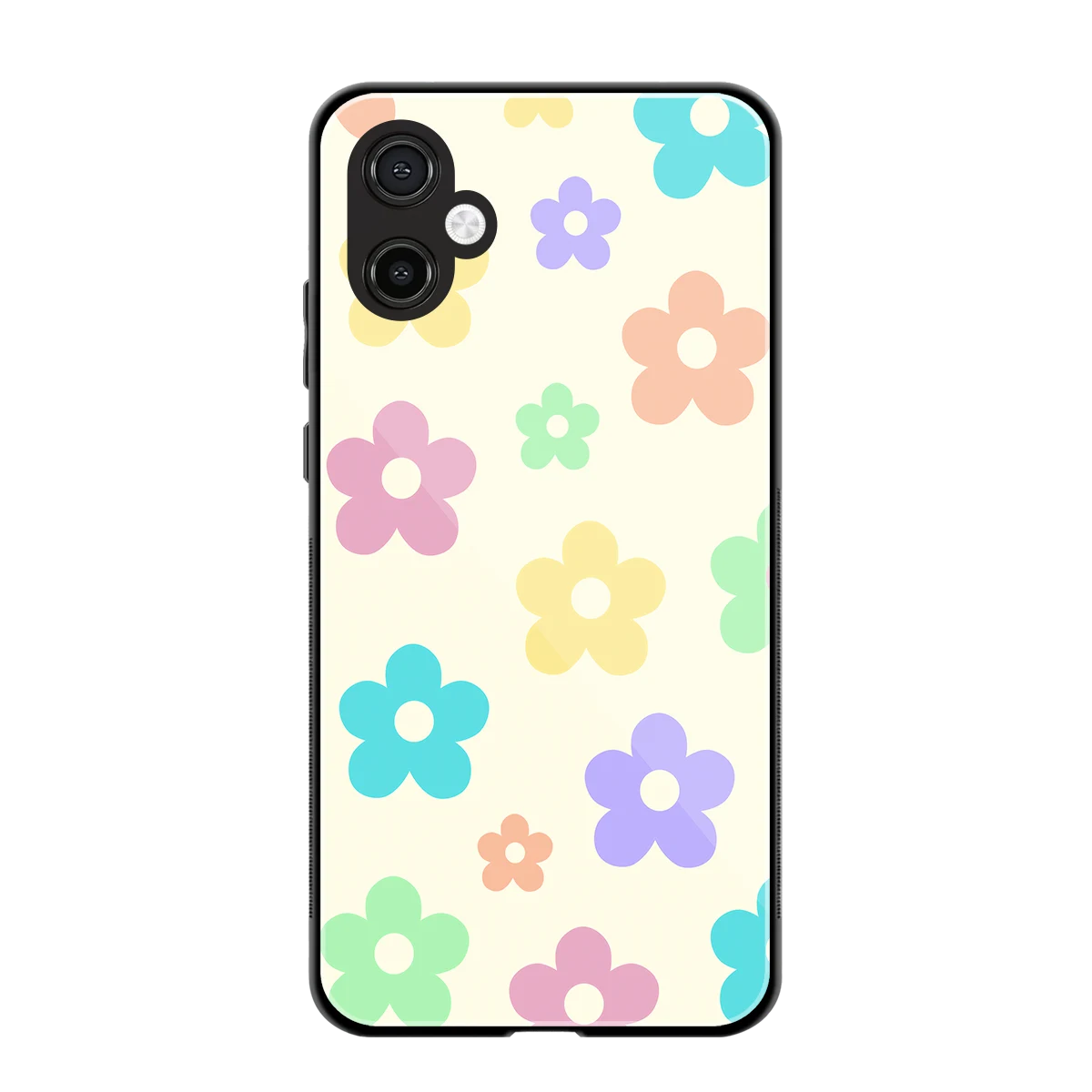 Floral Mosaic back phone cover | glass case for samsung galaxy a06 5g