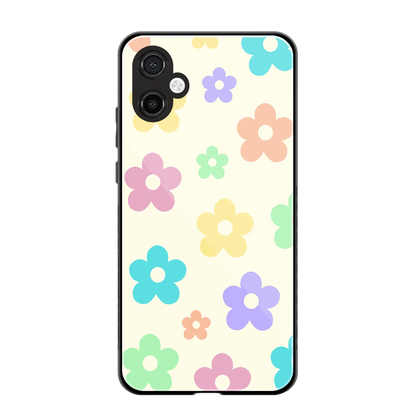 Floral Mosaic back phone cover | glass case for samsung galaxy a06 5g