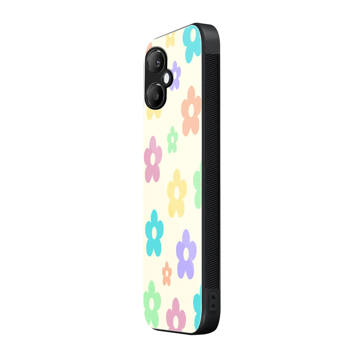 Floral Mosaic samsung galaxy a06 5g mobile cover | shockproof glass phone case