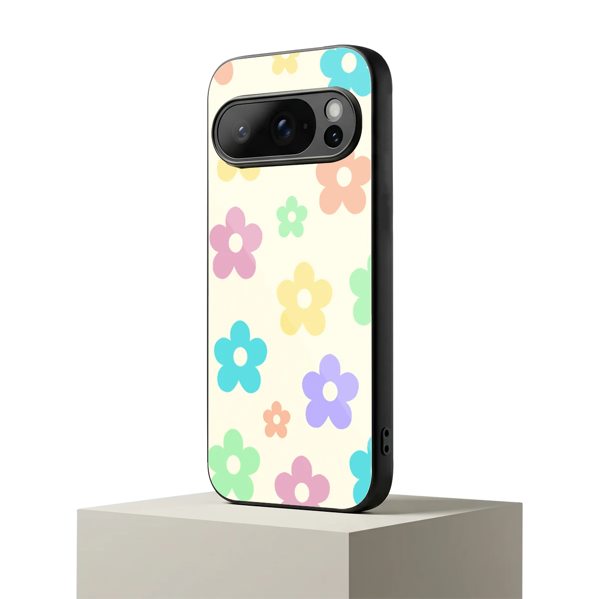Floral Mosaic google pixel 10 pro mobile cover | shockproof glass phone case