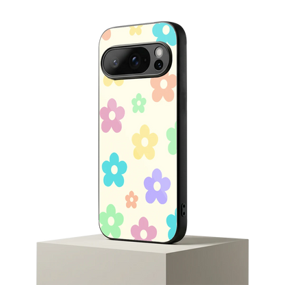Floral Mosaic google pixel 10 pro mobile cover | shockproof glass phone case