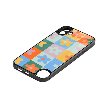 Floral Patchwork stylish phone case for cmf nothing phone 1 | glossy glass and slim fit