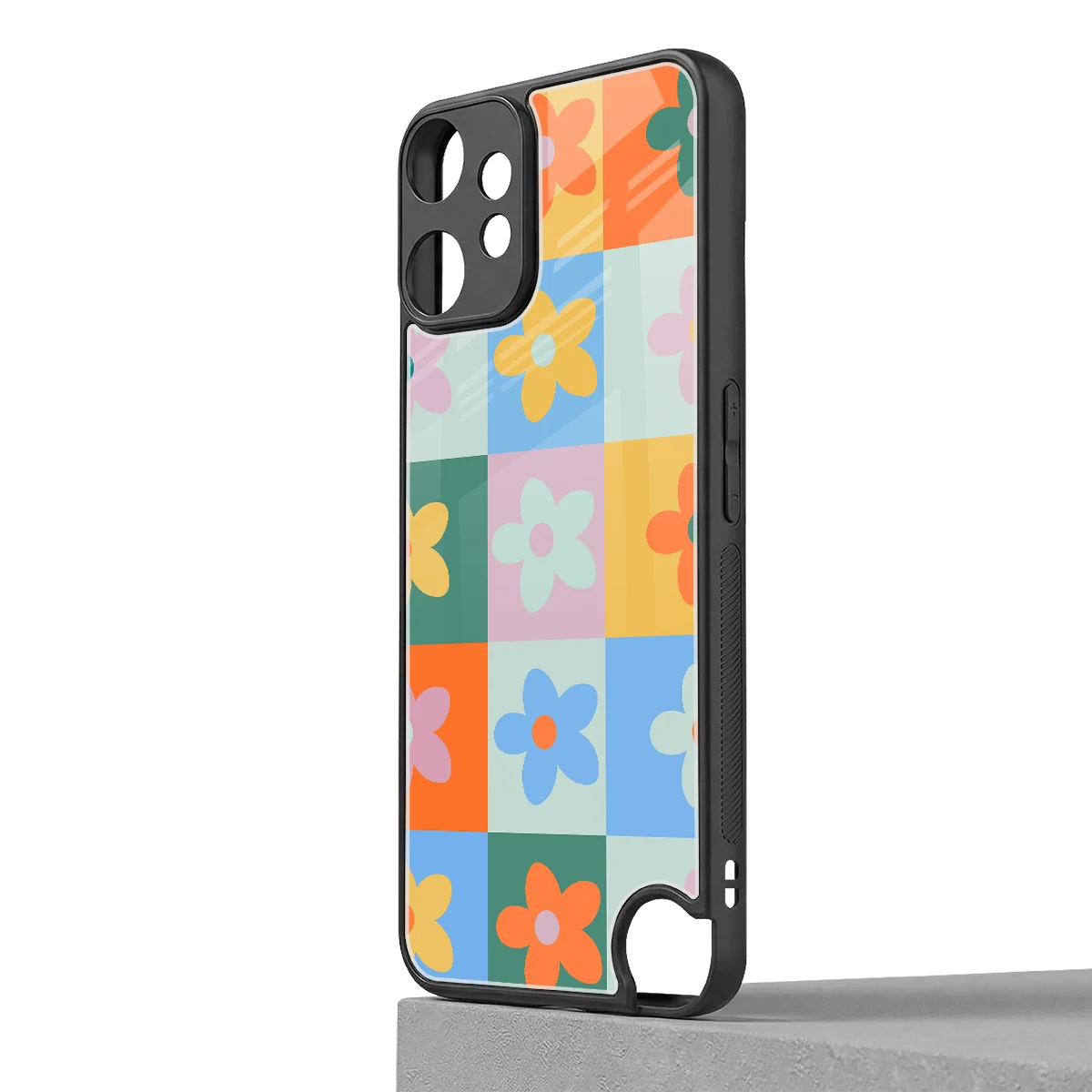 Floral Patchwork cmf nothing phone 2 pro mobile cover | shockproof glass phone case