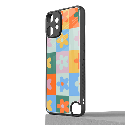 Floral Patchwork cmf nothing phone 2 pro mobile cover | shockproof glass phone case