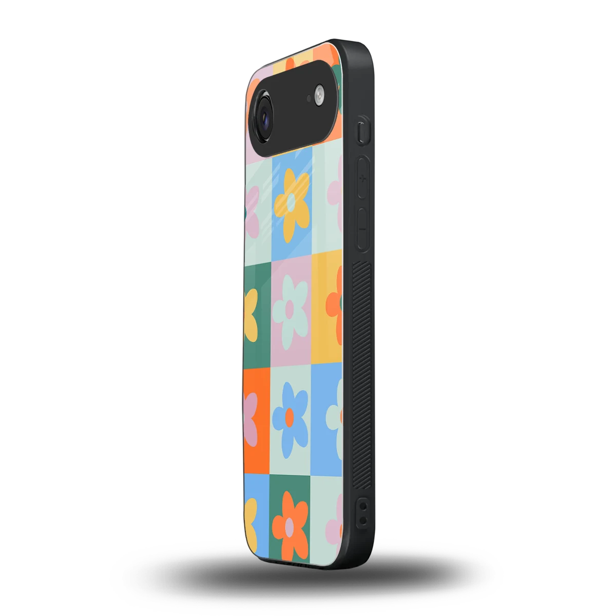 Floral Patchwork iphone air mobile cover | shockproof glass phone case