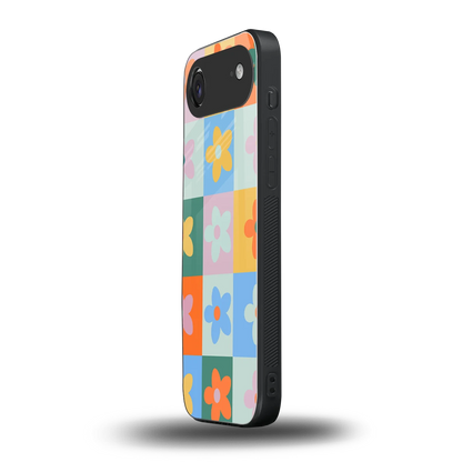 Floral Patchwork iphone air mobile cover | shockproof glass phone case