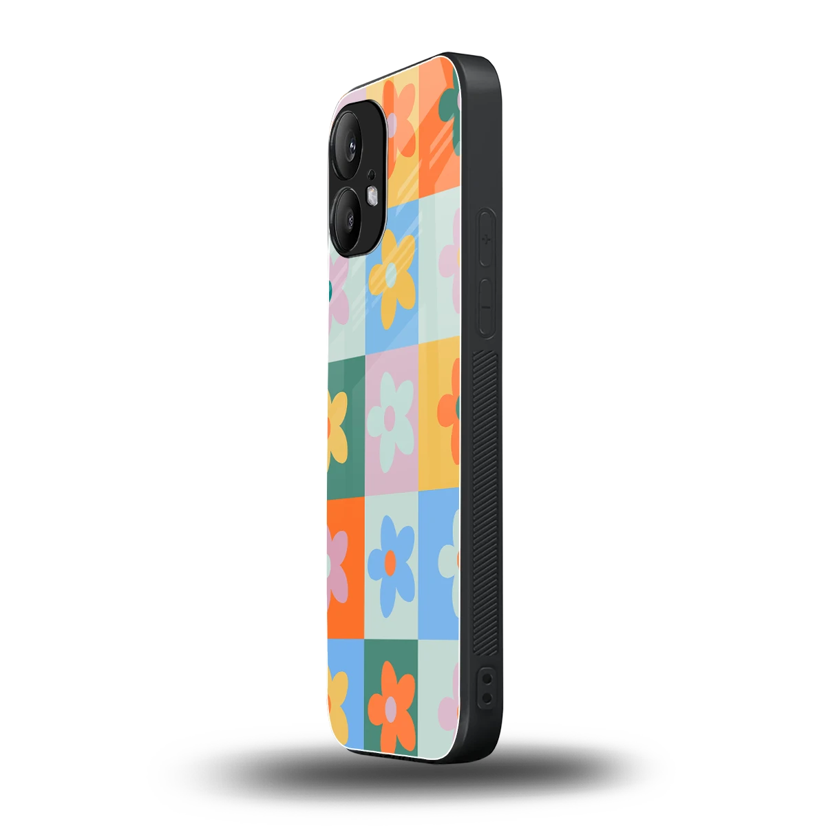 Floral Patchwork nothing phone 2 mobile cover | shockproof glass phone case