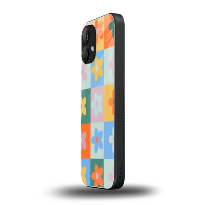 Floral Patchwork nothing phone 2 mobile cover | shockproof glass phone case