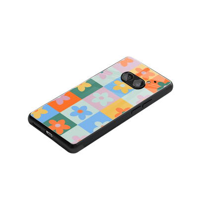 Floral Patchwork stylish phone case for nothing phone 2a | glossy glass and slim fit