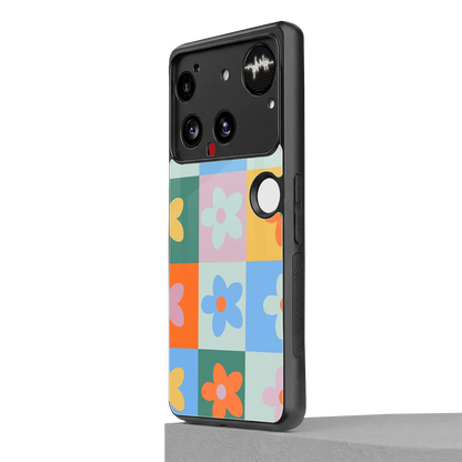 Floral Patchwork nothing phone 3 mobile cover | shockproof glass phone case