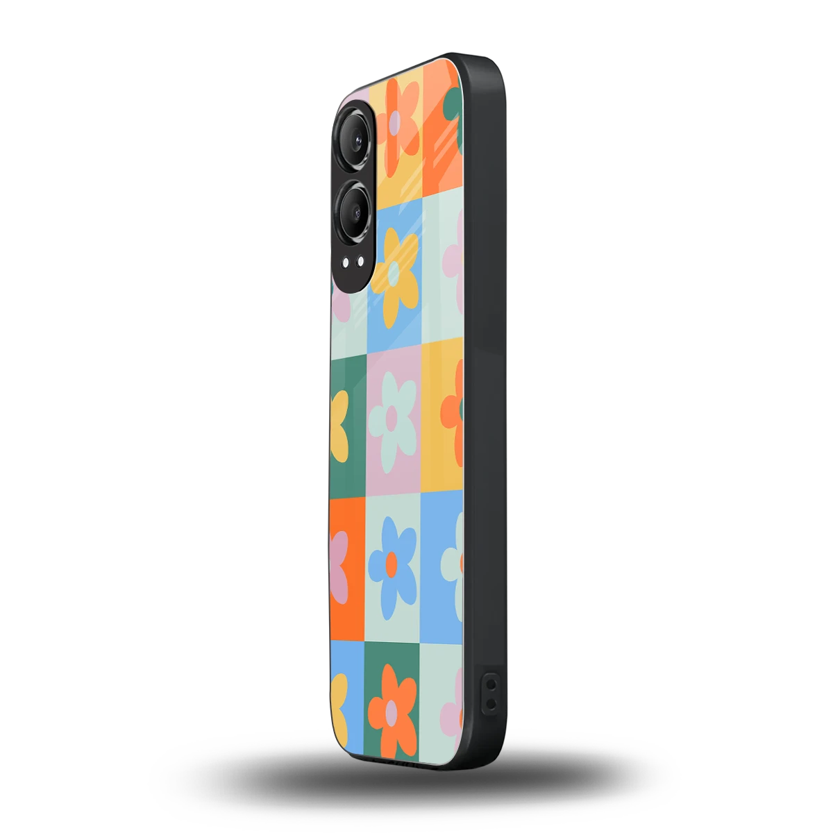 Floral Patchwork oneplus nord ce 4 lite mobile cover | shockproof glass phone case