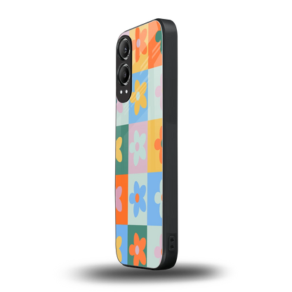Floral Patchwork oneplus nord ce 4 lite mobile cover | shockproof glass phone case