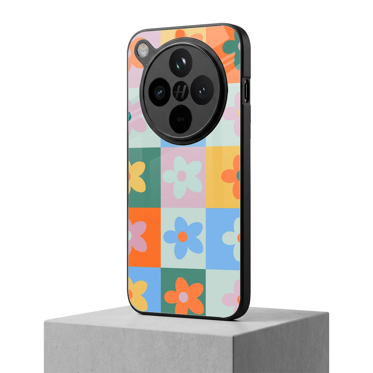 Floral Patchwork oppo find x8 mobile cover | shockproof glass phone case