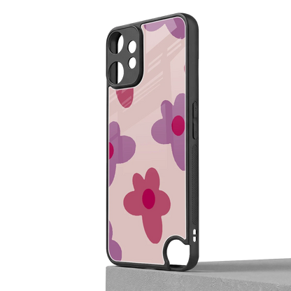 Floral Purple cmf nothing phone 2 pro mobile cover | shockproof glass phone case