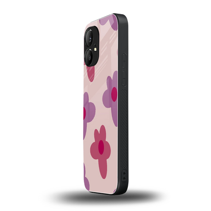 Floral Purple nothing phone 1 mobile cover | shockproof glass phone case