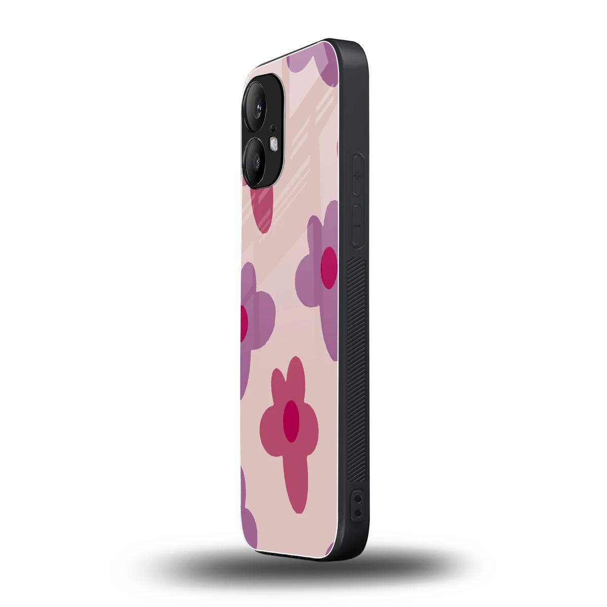 Floral Purple nothing phone 2 mobile cover | shockproof glass phone case