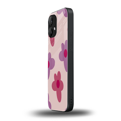 Floral Purple nothing phone 2 mobile cover | shockproof glass phone case
